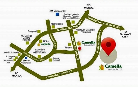 Camella Nueva Ecija Location and Amenities Camella Nueva Ecija Location and Amenities