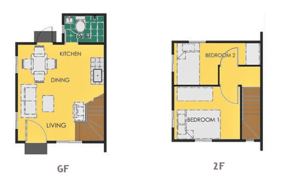 Ravena Floor Plan House and Lot in Nueva Ecija